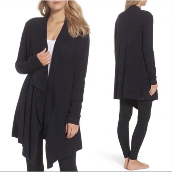 Barefoot Dreams Bamboo Chic Lite Cardigan Navy L/XL‎ - Picture 1 of 10